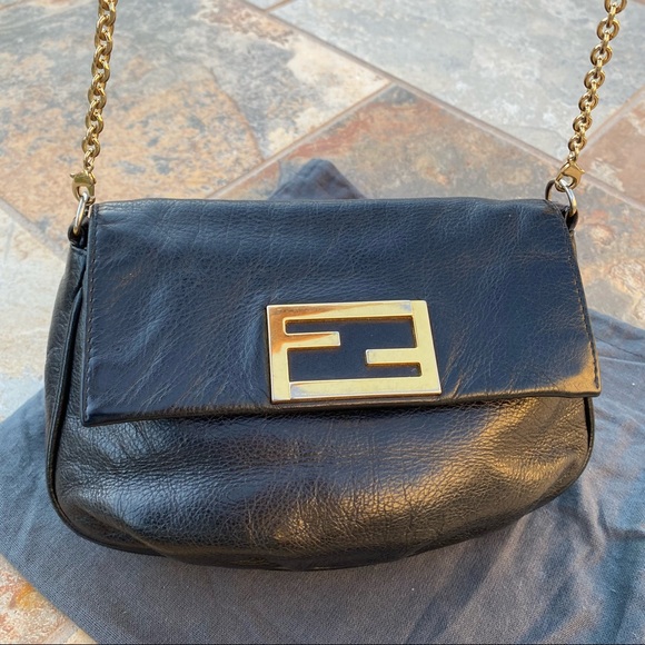 SOLD Fendi Fendista Pochette Leather Crossbody Bag - Picture 4 of 16